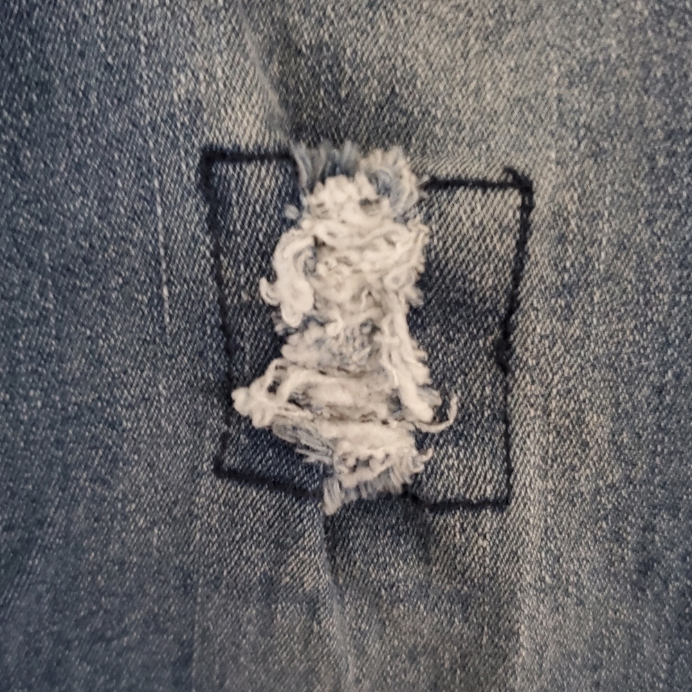 Red Rivet Bootcut Distressed Jeans - Picture 10 of 15